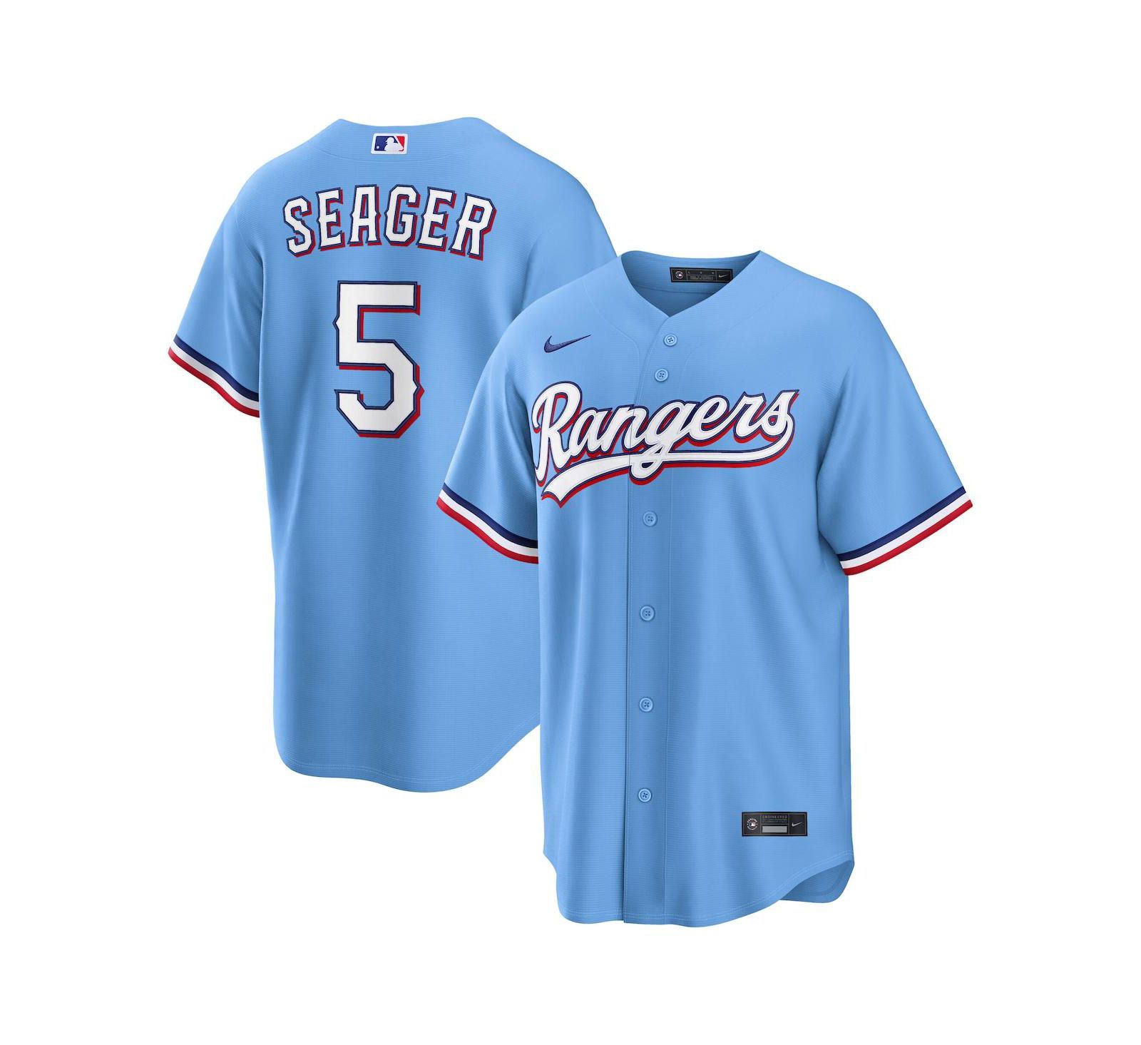 Nike Мужская джерси Texas Rangers Corey Seager
