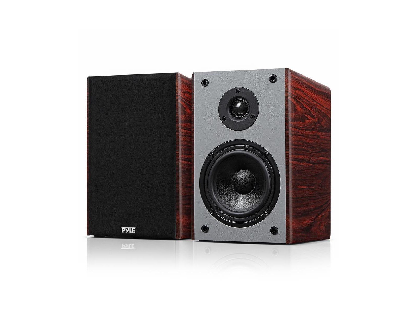 Полочные колонки Pyle 5.25 для домашнего кинотеатра, 2-Way HiFi Sound с настенным кронштейном (PHQBS53CH)
