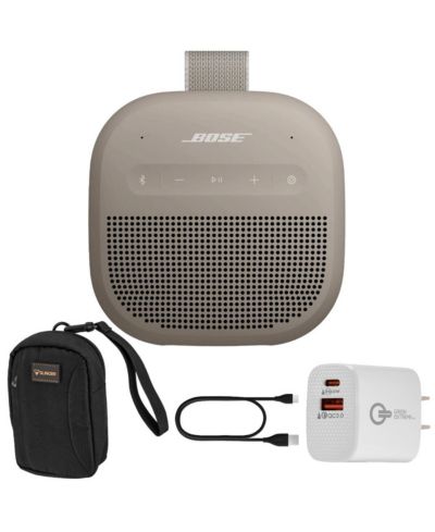 Bose SoundLink Micro 2nd Gen Bluetooth - Sandstone, Speaker with Case