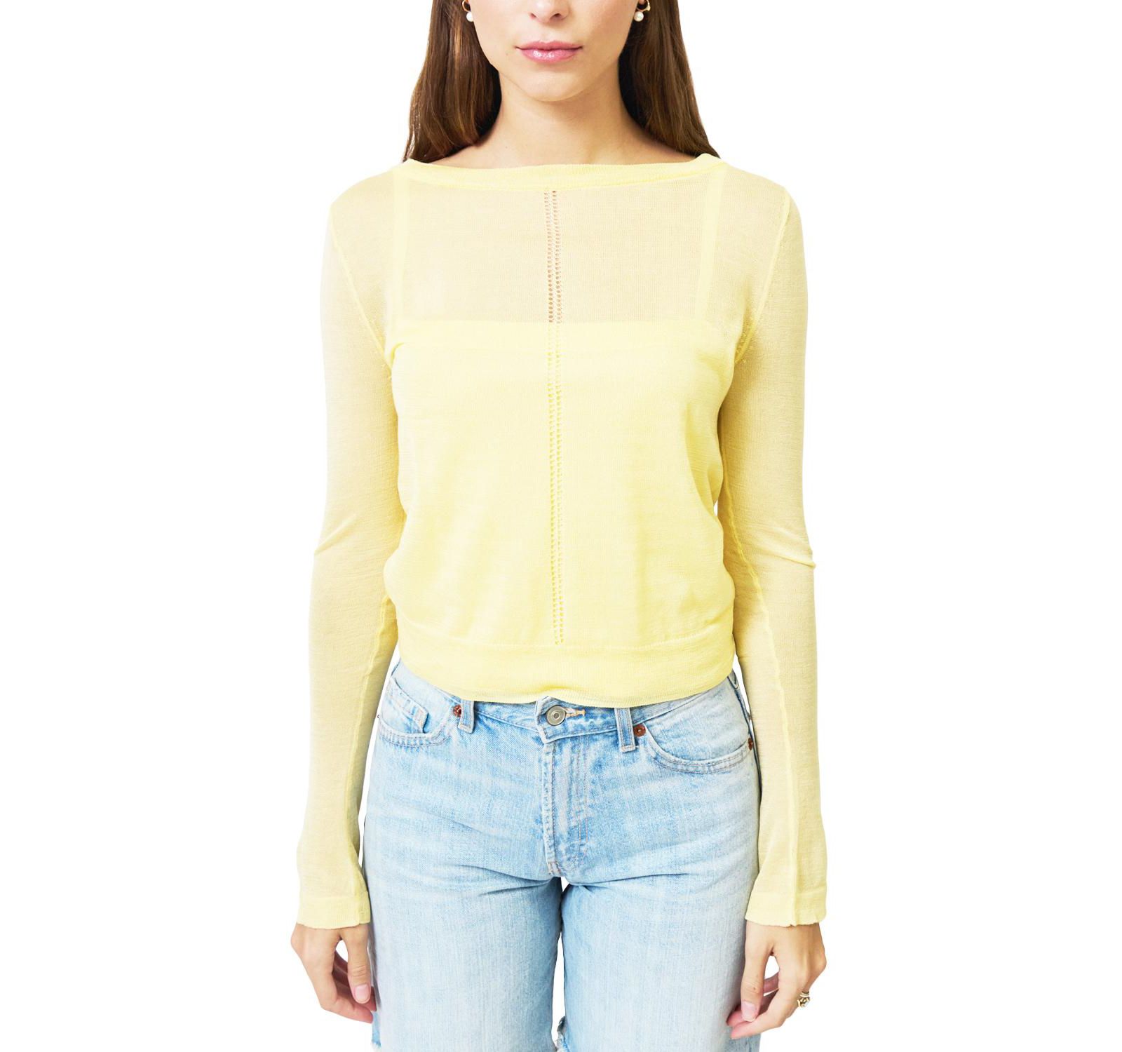 Женский топ Central Park West Brooklyn Double Layer Sheer Halter