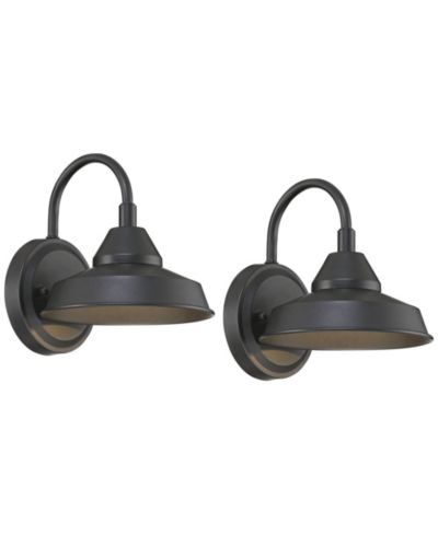 Набор уличных настенных светильников John Timberland Westley Rustic Farmhouse, 2 шт, LED, 8"
