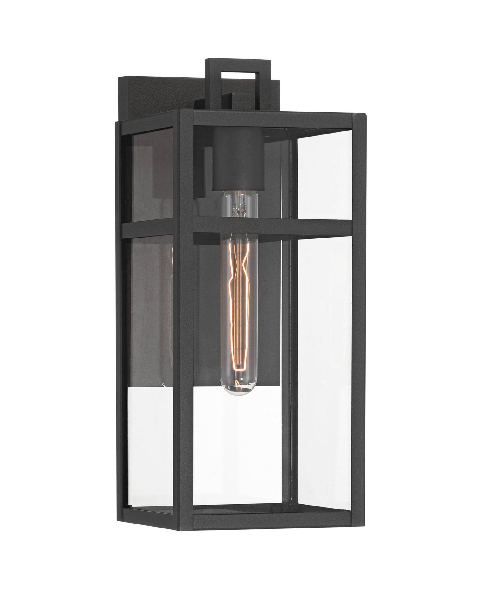 John Timberland San Lucas 14 High Modern Outdoor Wall Light Fixture Mount Porch House Weatherproof Sand  Glass Shade