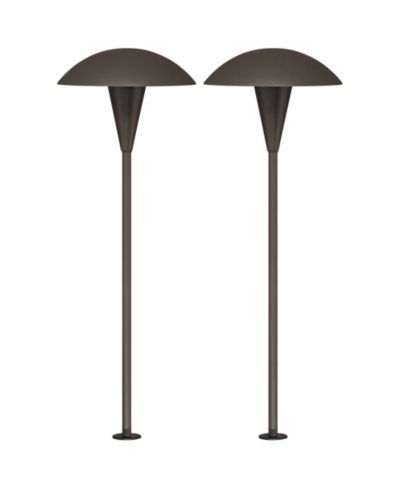 John Timberland Grant садовые светильники для дорожек в стиле Mid Century Modern, набор из 2 шт, LED, бронза