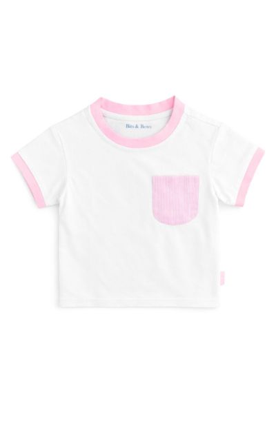 Футболка Bits & Bows Seersucker с карманом для девочек
