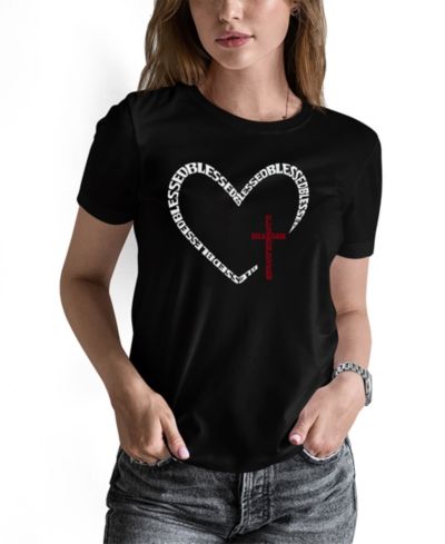 LA Pop Art Женский джемпер с принтом Blessed Heart
