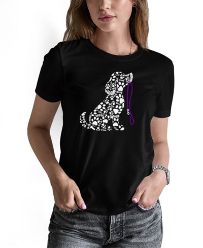 LA Pop Art Женский топ с принтом Dog Leash