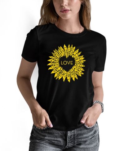 Женский джемпер с принтом Sunflower Love от LA Pop Art