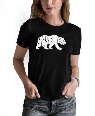 Женский джемпер LA Pop Art Yosemite Bear Word Art Pullover Top