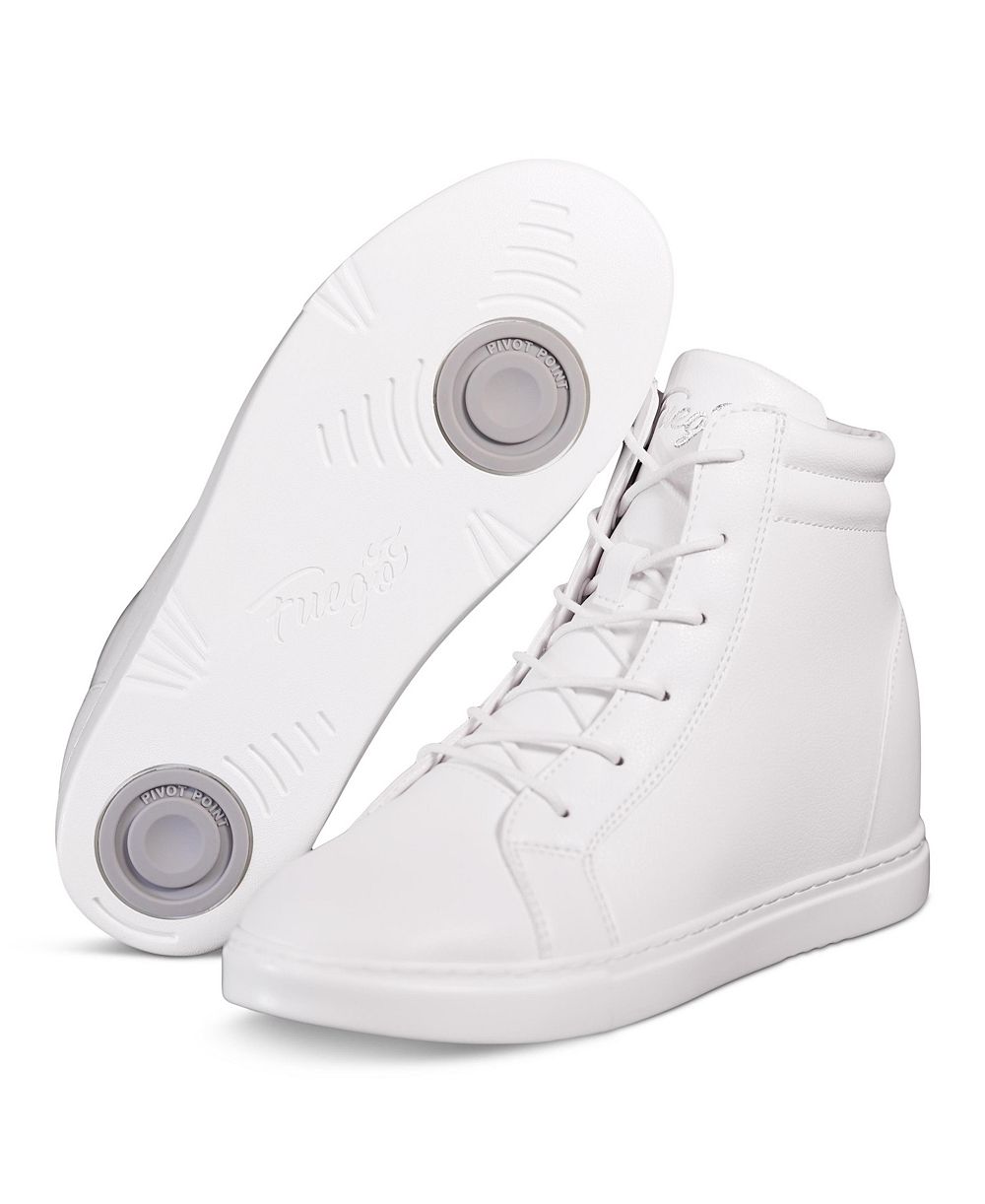 Little Kids' White Wedge Sneaker