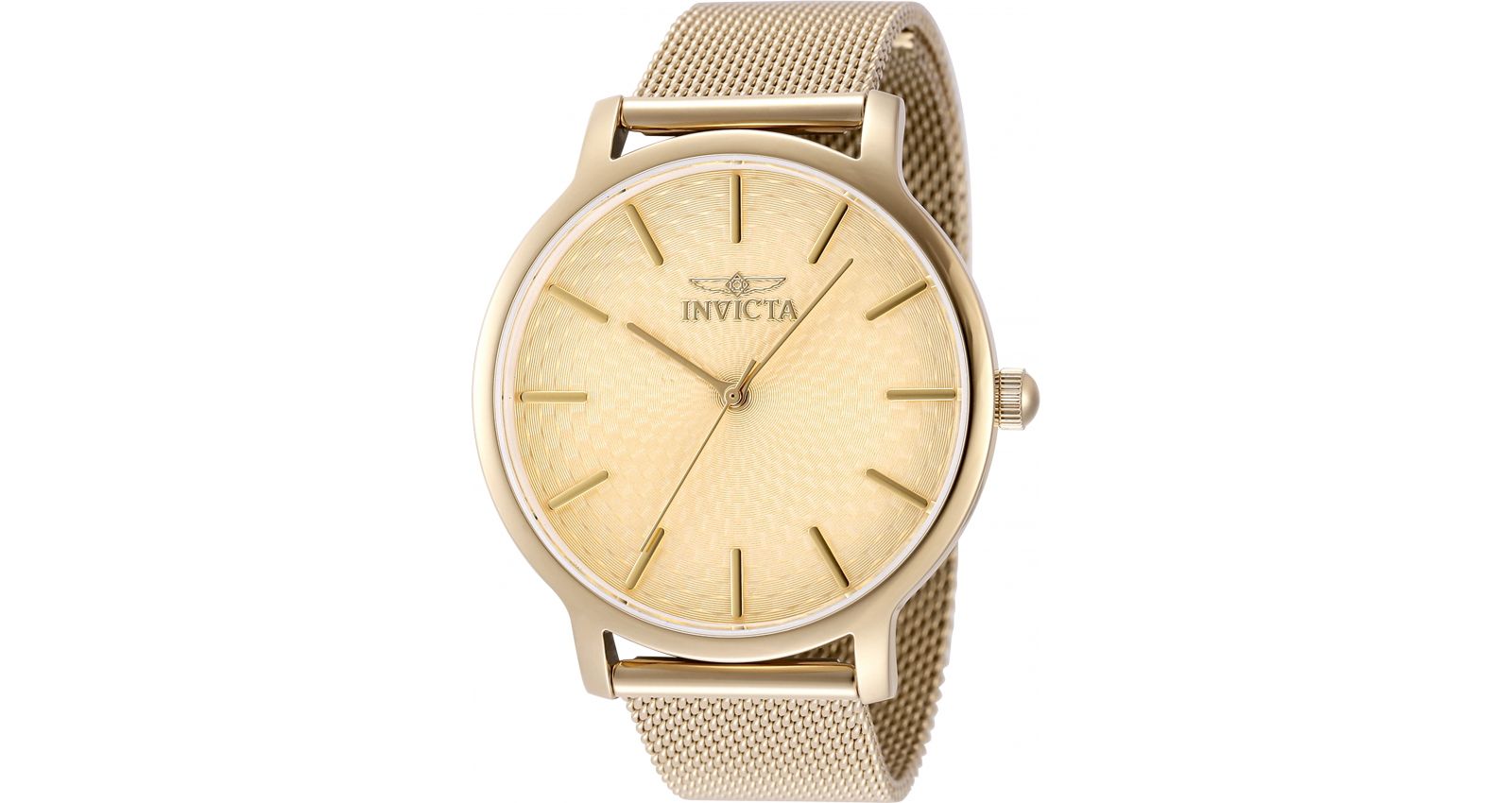 Invicta Lady's 48973 Wild Flower Quartz  Gold Dial Watch