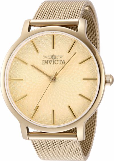 Invicta Lady's 48973 Wild Flower Quartz  Gold Dial Watch