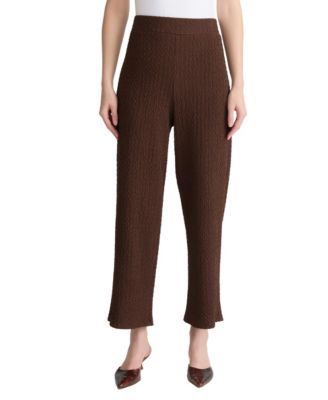 Детские укороченные брюки Jones New York Petite Cobblestone Texture Wide-Leg