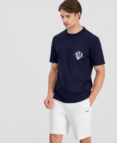 HUGO Men's Durstee Crewneck Graphic T-Shirt