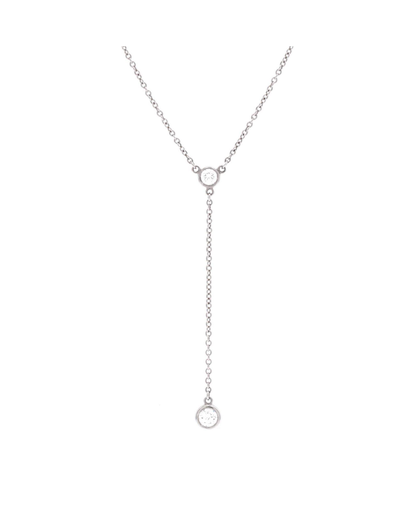 Подержанное колье Tiffany & Co Elsa Peretti Diamonds By The Yard Lariat