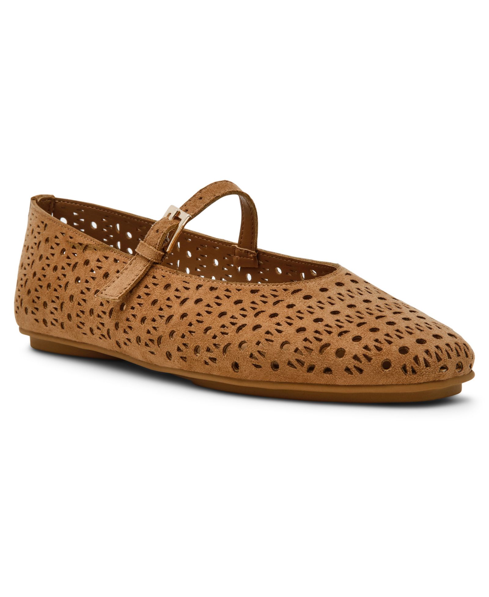 Anne Klein Women's Connie Perforated Mary Jane Flats