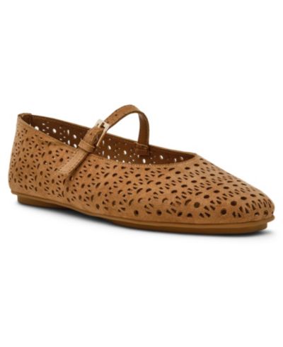 Anne Klein Women's Connie Perforated Mary Jane Flats