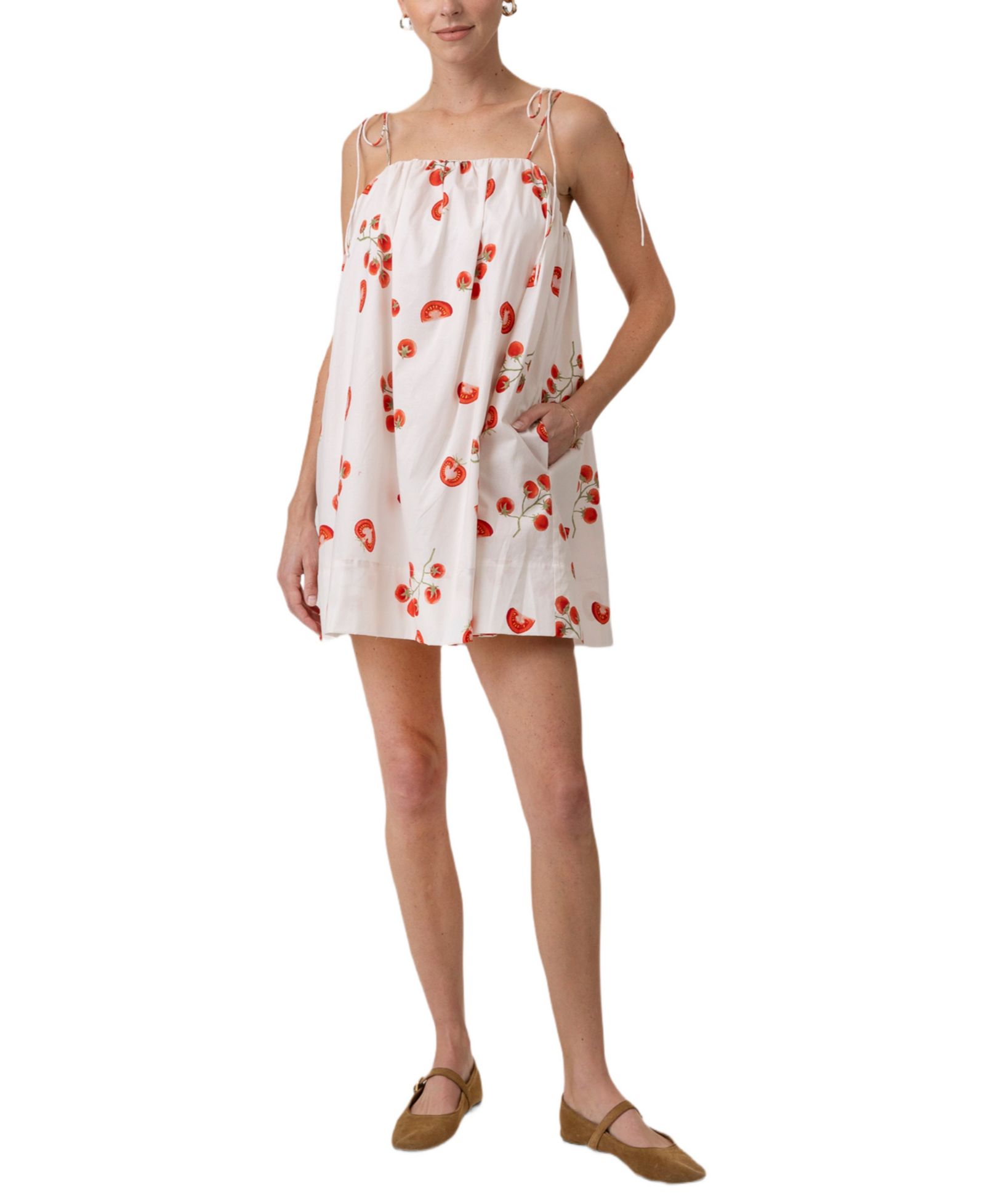 Line & Dot Women's Bellissimo Spaghetti Strap Mini Dress