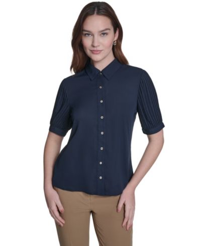 Топ Tommy Hilfiger Women's с воротником