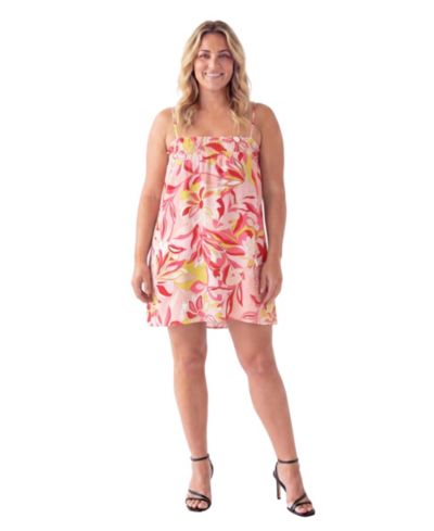24seven Comfort Apparel Женское мини-платье Plus Size
