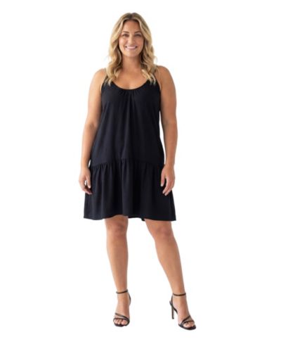 24seven Comfort Apparel мини-платье Plus Size Essential Curvy