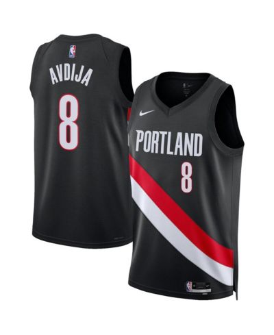 Nike мужской и женский джерси Deni Avdija Black Portland Trail Blazers Swingman - Icon Edition