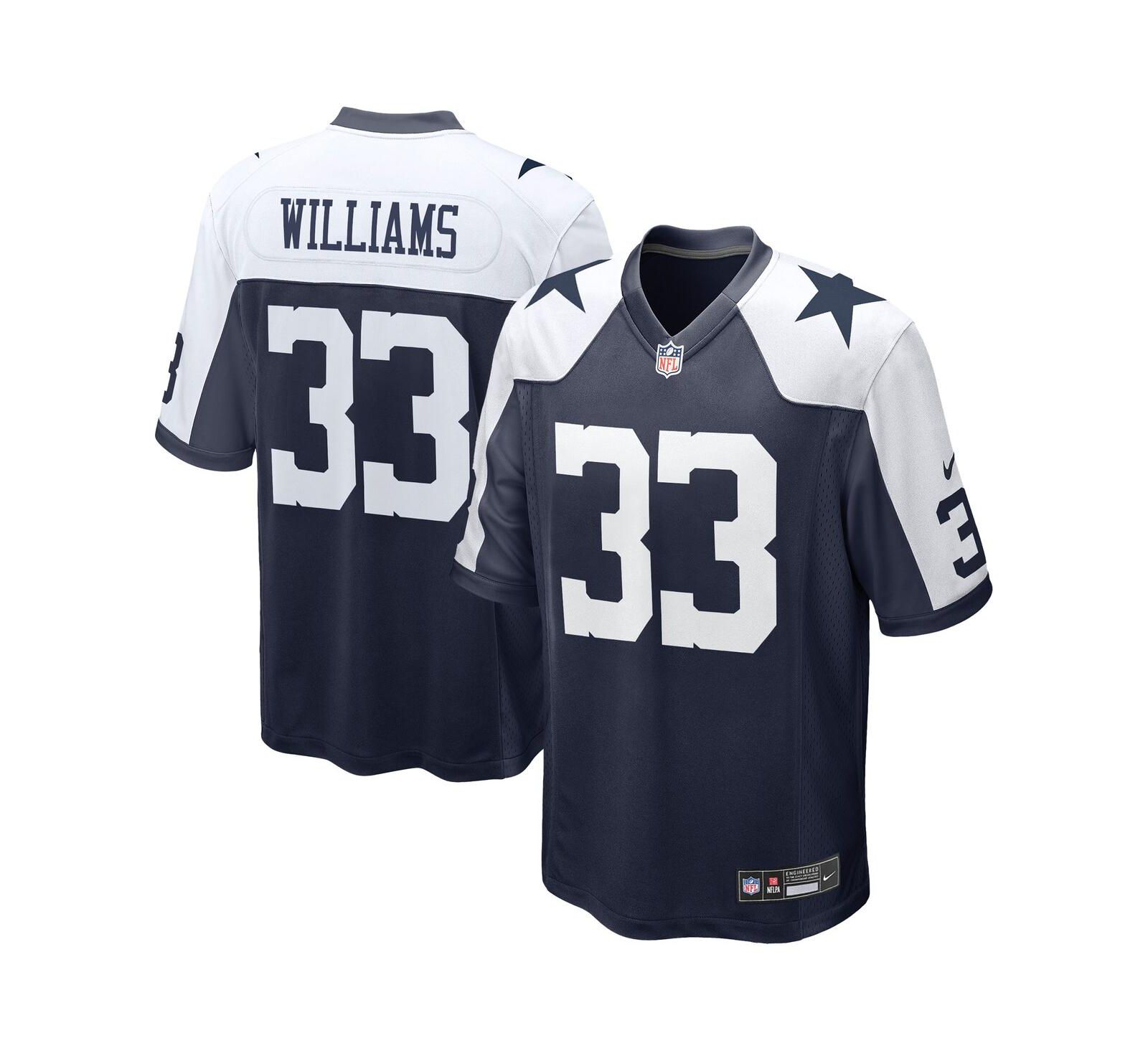 Мужская джерси Nike Dallas Cowboys Javonte Williams