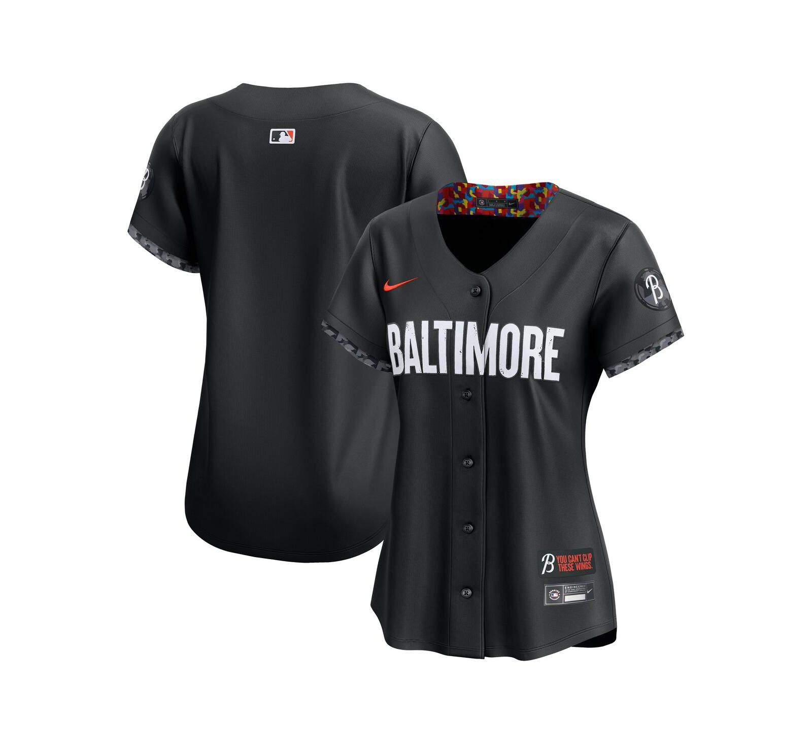 Женская джерси Nike Black Baltimore Orioles City Connect Limited