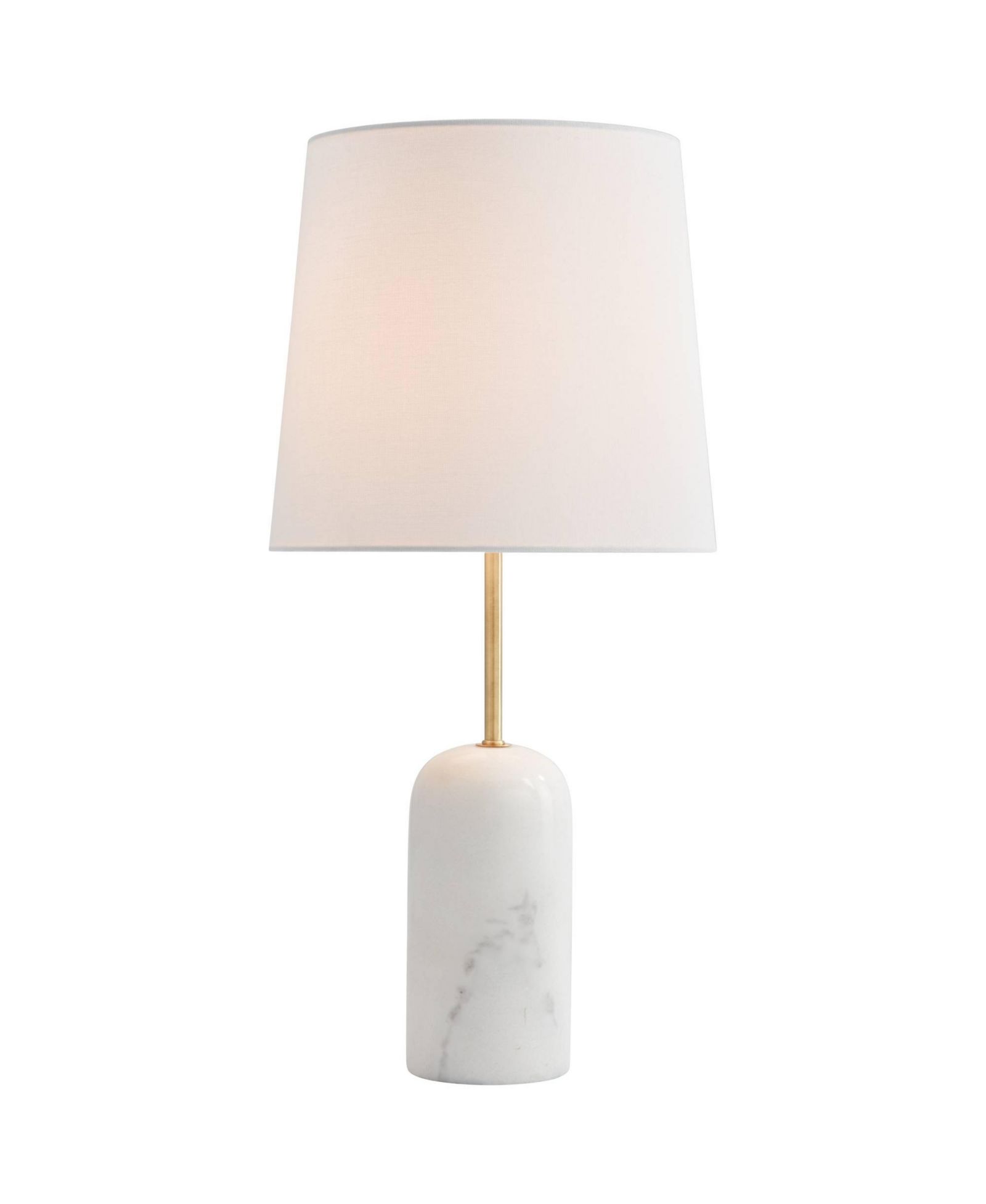 360 Lighting Ben 25" High Small Cylinder Modern Glam Table Lamp Marble Finish  Living Room Bedroom Bedside