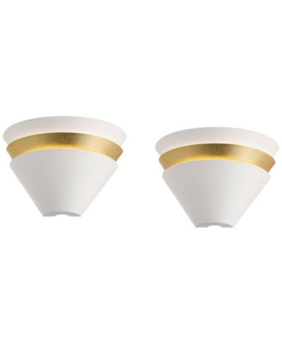 Настенный светильник 360 Lighting Misty 6 1/4" High Leaf LED Set of 2