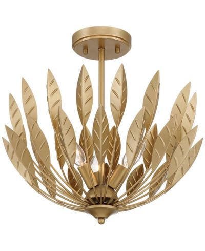 Possini Euro Design подвесной светильник Arundo 17 1/2" Wide Warm Brass 3-Light
