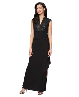 Alex Evenings Women's Empire Waist Dress