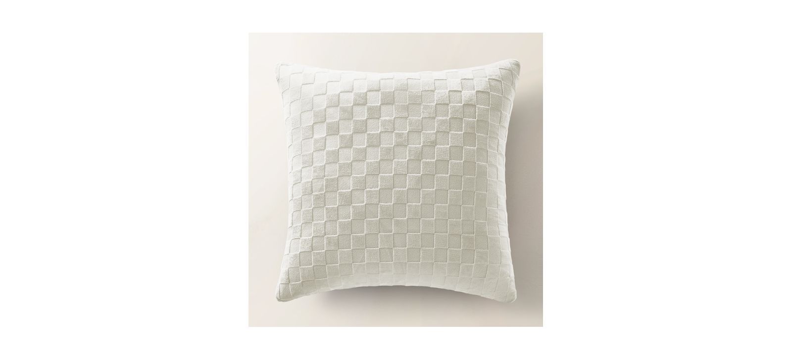 Z Gallerie Checker Velvet Pillow