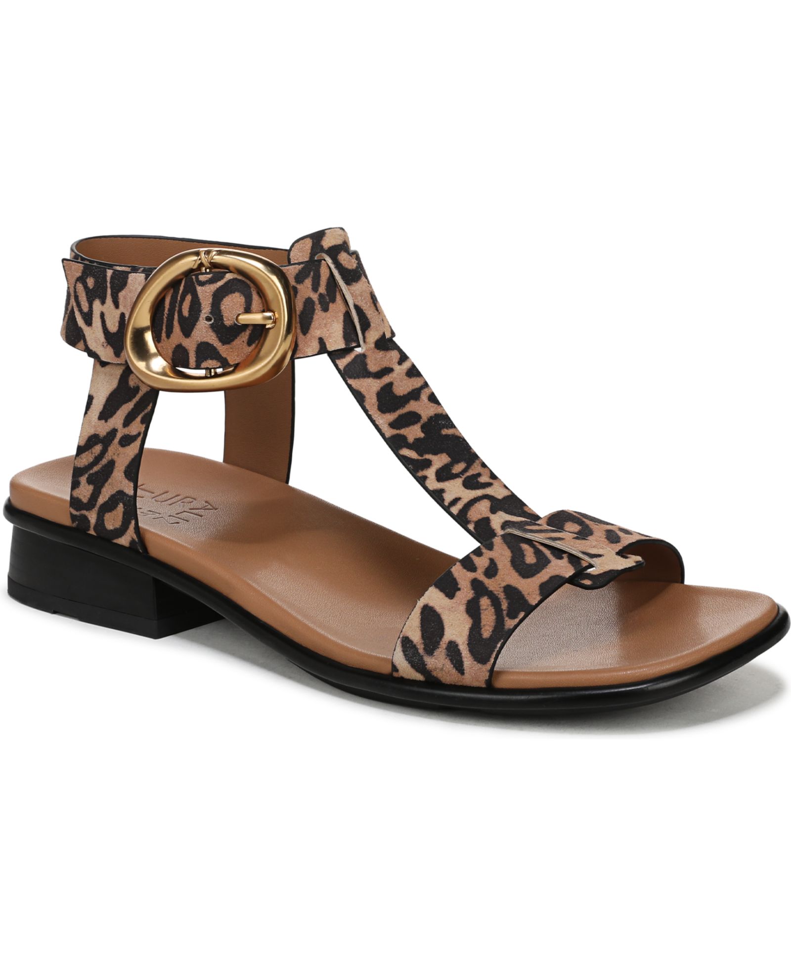 Naturalizer Women's Brandy T-Strap Block Heel Sandals