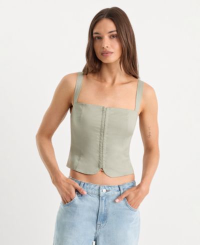 Good American Women's Blend Sleeveless Top