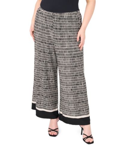 Vince Camuto Plus Size Mid-Rise Pull-On Pants