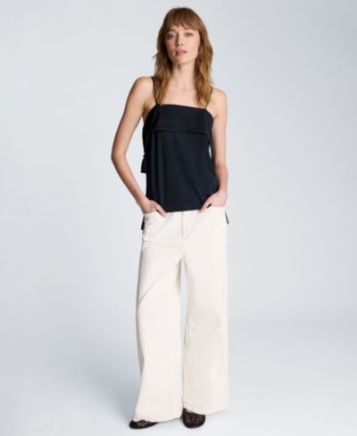 Kenneth Cole Women's Tassel Detail Sleeveless Cami Top