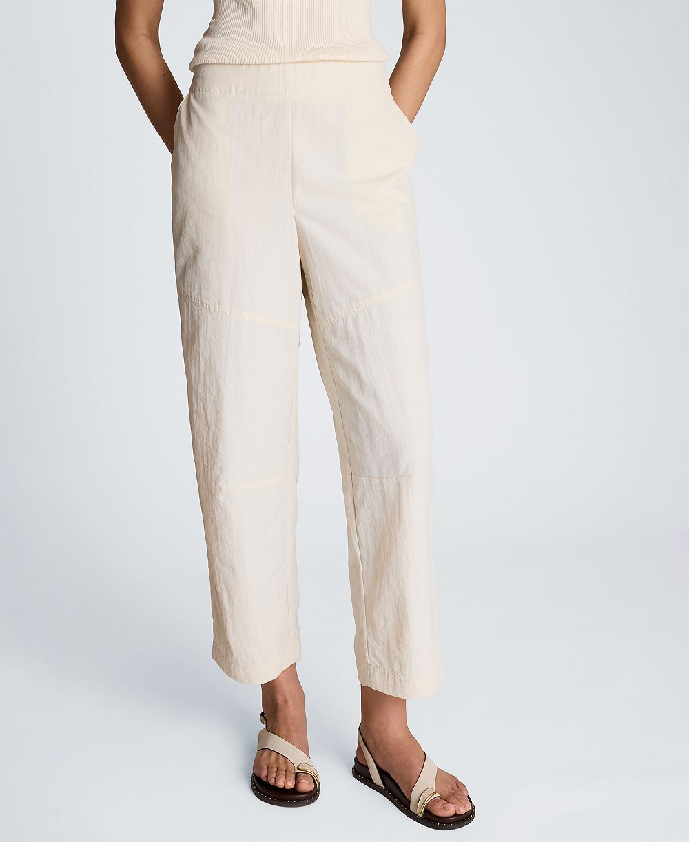 Kenneth Cole Women's Mid-Rise Barrel Leg Pants