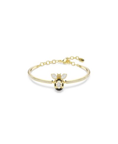 Swarovski Gold-Tone Plated Idyllia Bee Bracelet