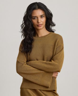 Lauren Ralph Lauren Petite Crewneck Drop-Shoulder Sweater