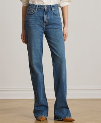Lauren Ralph Lauren Petite джинсы с высокой талией и прямыми штанинами
