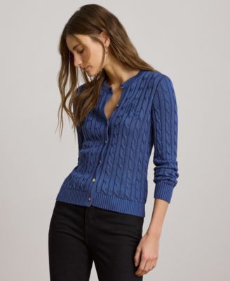 Lauren Ralph Lauren Petite Кардиган с вязаным узором Cable-Knit