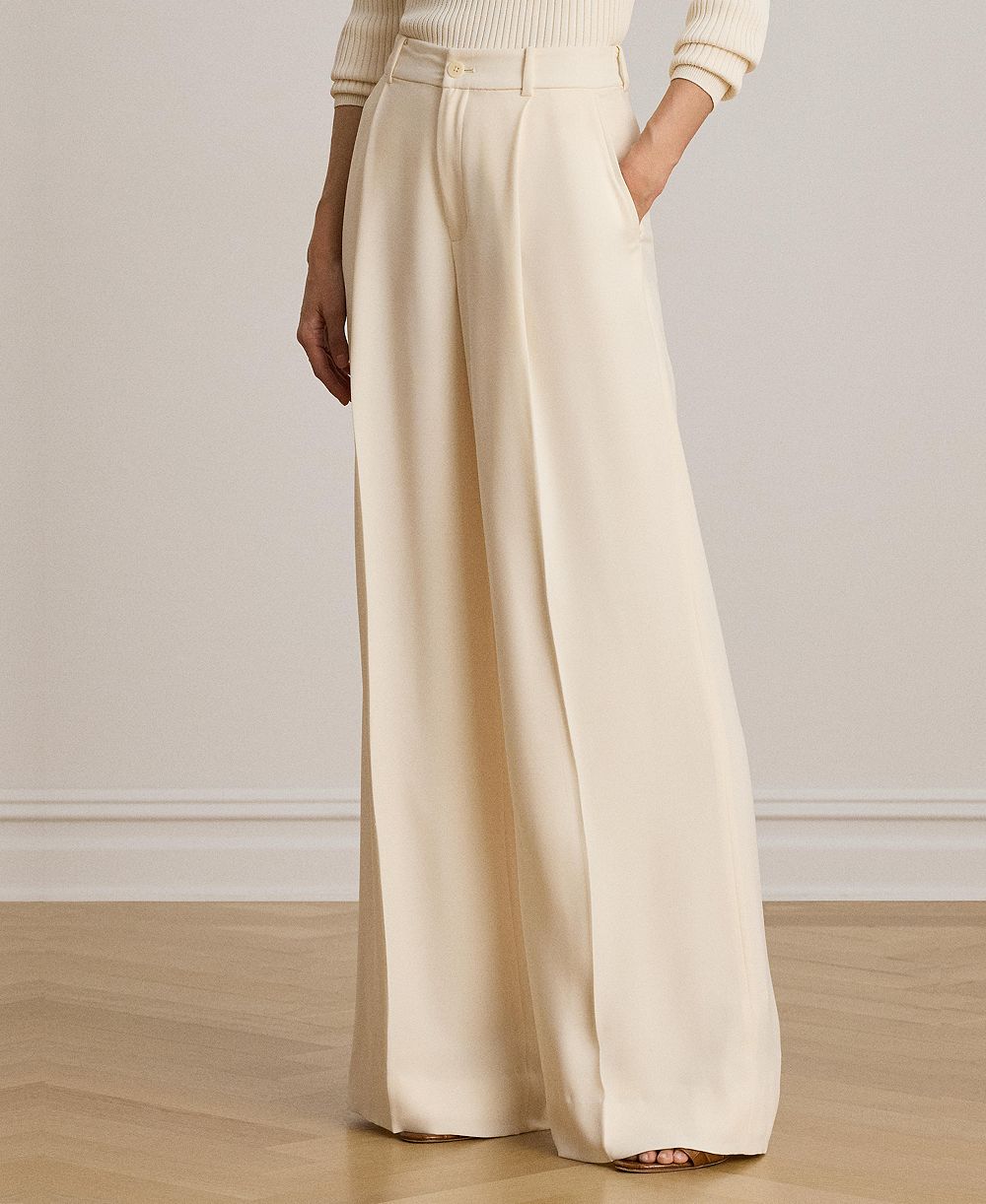 Брюки Lauren Ralph Lauren Women's High-Rise Wide-Leg