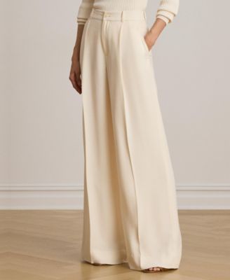 Lauren Ralph Lauren Women's High-Rise Wide-Leg Pants