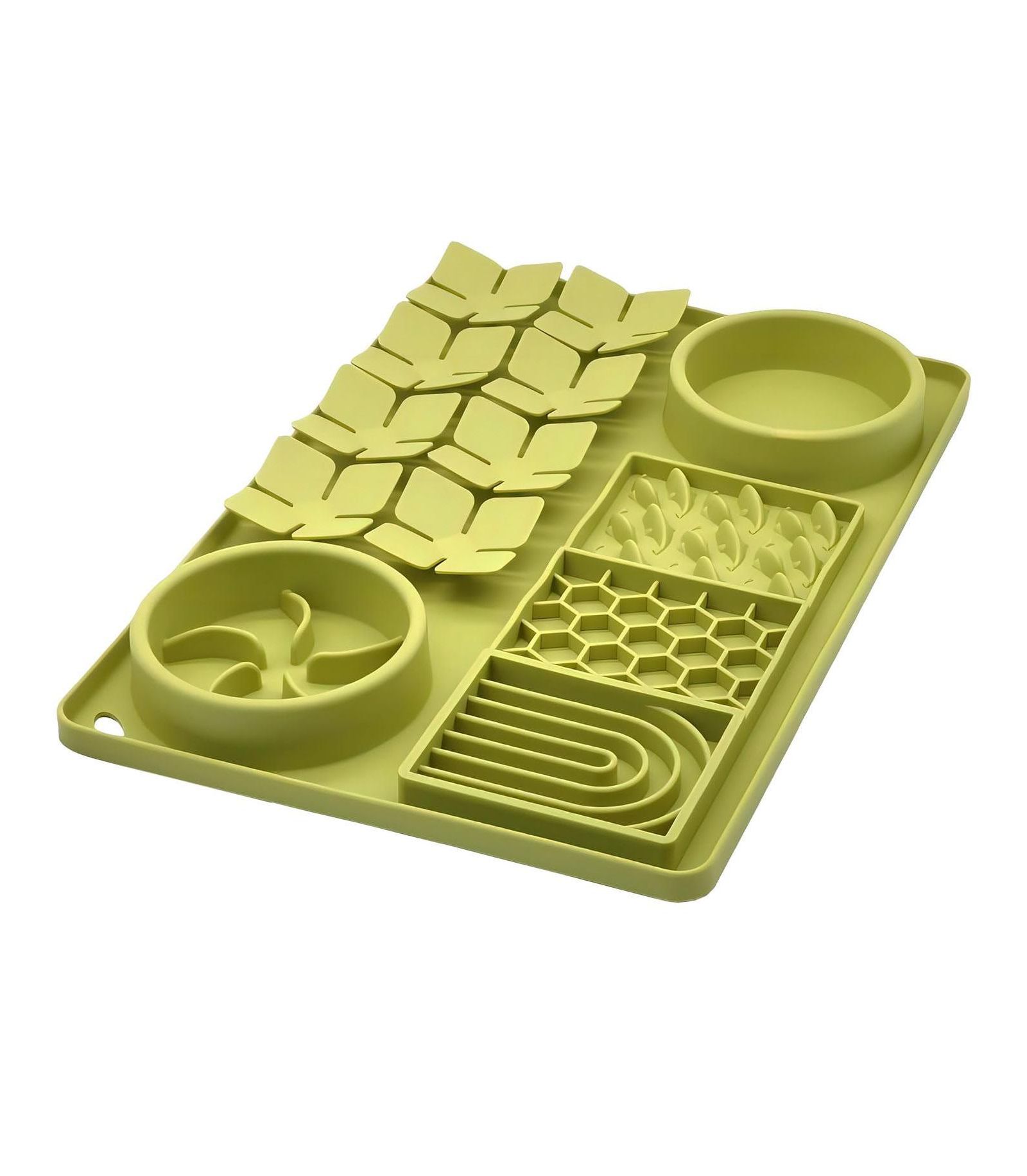 ARONKL Silicone Slow Feeder Lick Mat Interactive Puzzle Toy for Dogs & Cats