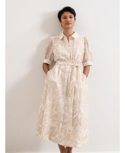 Phase Eight Women's Delphine Belted Midi Shirt Dress