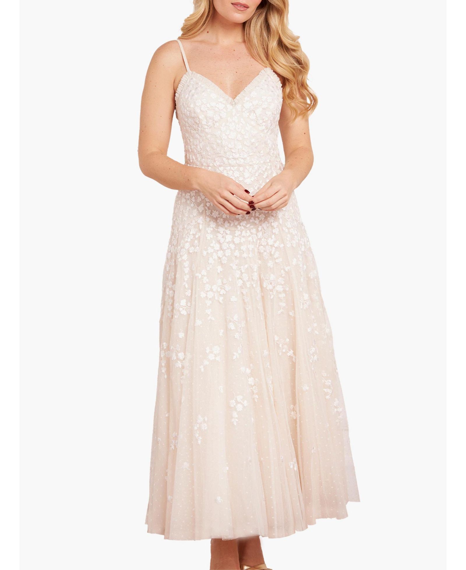 Женское вечернее платье Needle & Thread Women's Scatter Blossom Cami Ankle Gown