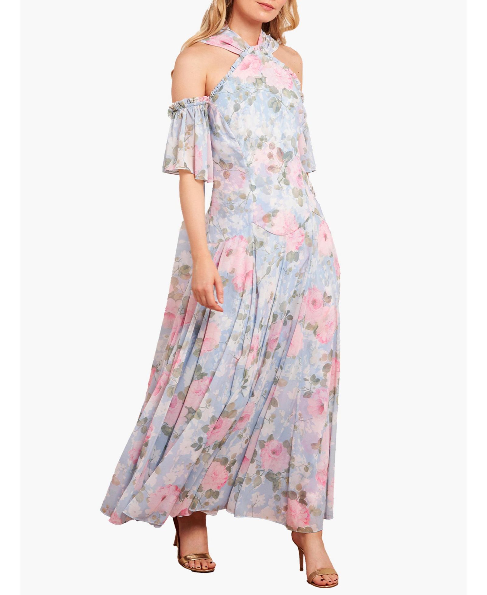 Женское платье Needle & Thread Women's Camille's Garden Halter Neck Ankle Gown