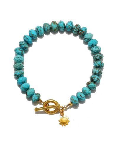 Satya Jewelry Serene Spirit Howlite Toggle Bracelet