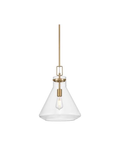 Подвесной светильник Possini Euro Design Tanit из латуни и стекла