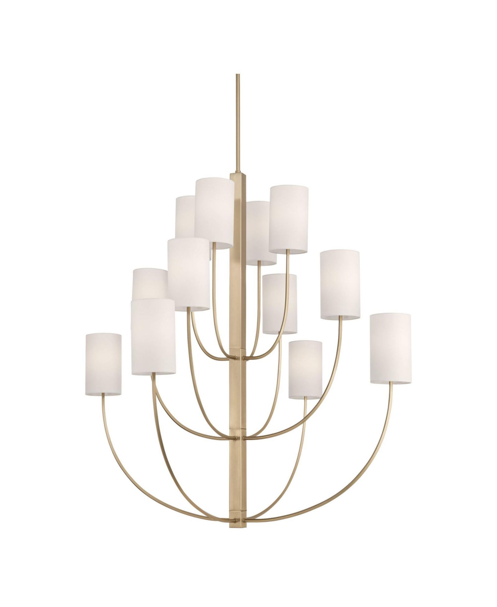 Possini Euro Design  Maxine 40 Wide Matte Brass 12 Light Large Chandelier